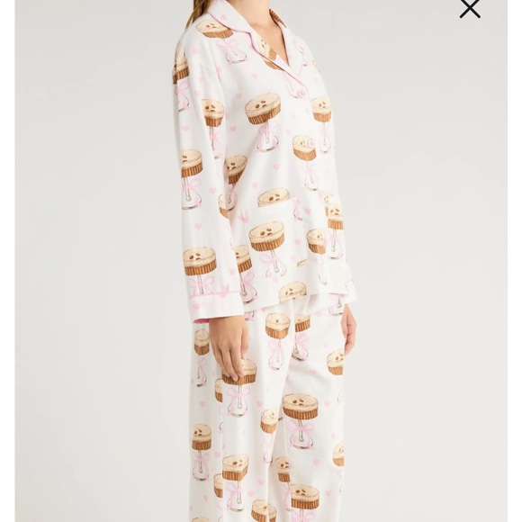PJ Salvage Pink and White Espresso Martini Pajama Set - Picture 3 of 11